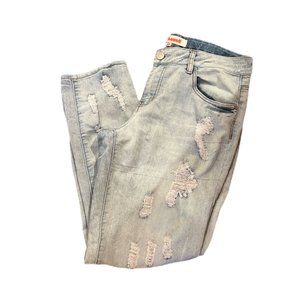 Dollhouse Light Wash Distressed Skinny Jeans